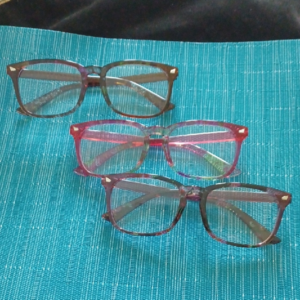 Set of Three Stylish Eyeglasses 2.0